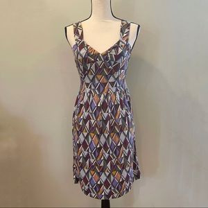M Missoni Multicolor Geometric Print Dress | Size Large